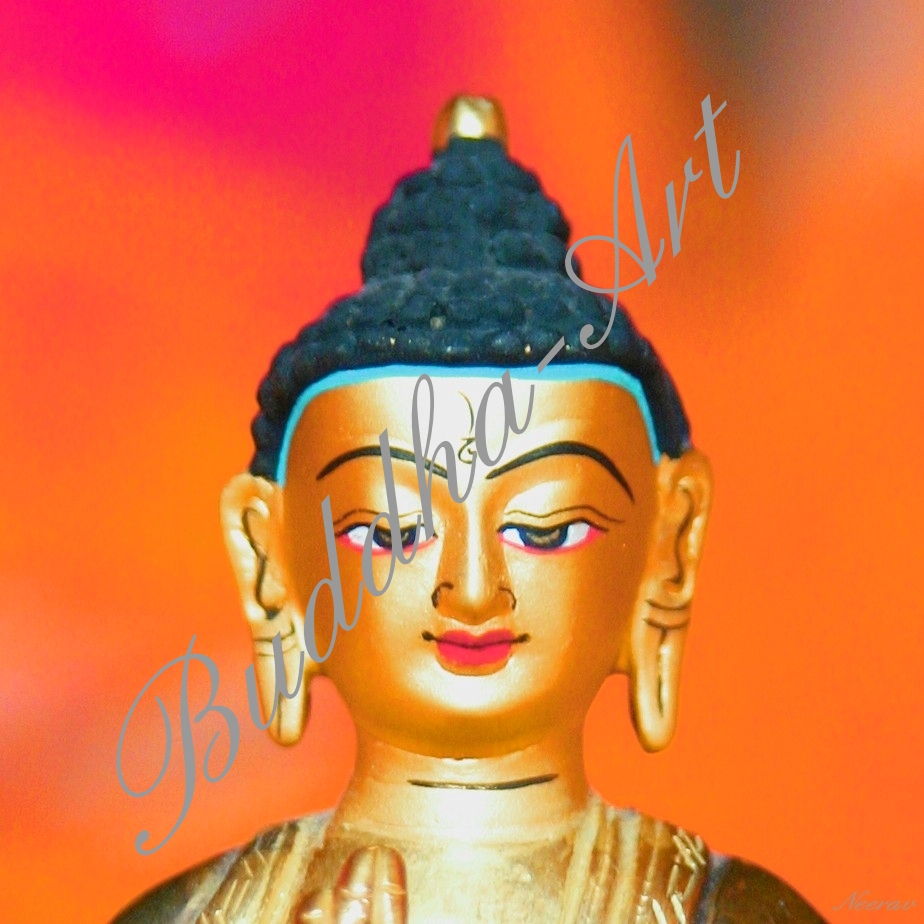 'Buddha-Arts ~ Neon-Buddha orange'